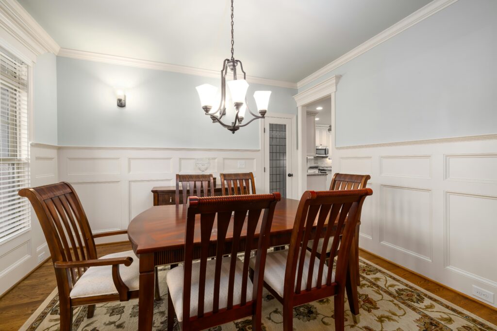 pexels photo 10486289 10486289 A beautifully designed dining room featuring classic wooden furniture and elegant lighting.